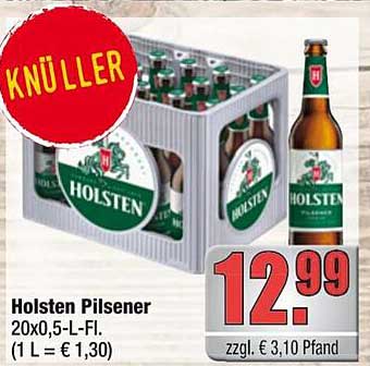 Holsten Pilsener 20x0,5-L-Fl.