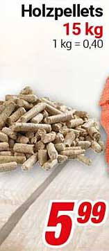 Holzpellets 15 kg