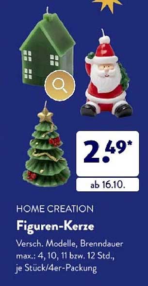 HOME CREATION Figuren-Kerze