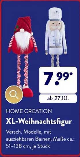 HOME CREATION XL-Weihnachtsfigur