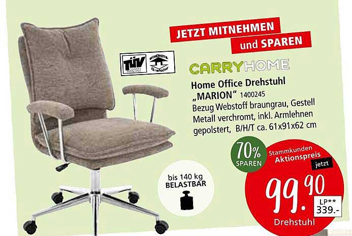 Home Office Drehstuhl "MARION"