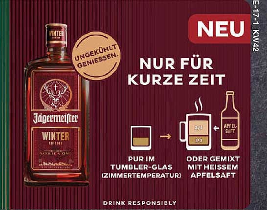 Jägermeister Winter Edition – nur für kurze Zeit!