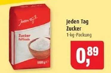 Jeden Tag Zucker 1-kg-Packung