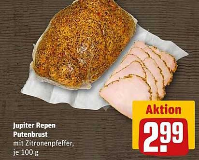 Jupiter Repen Putenbrust mit Zitronenpfeffer, je 100 g