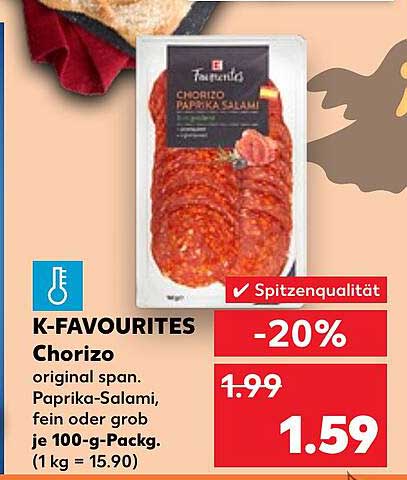 K-Favourites Chorizo – original spanische Paprika-Salami
