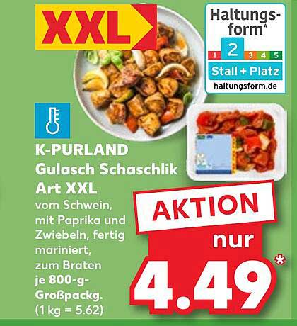K-PURLAND Gulasch Schaschlik Art XXL