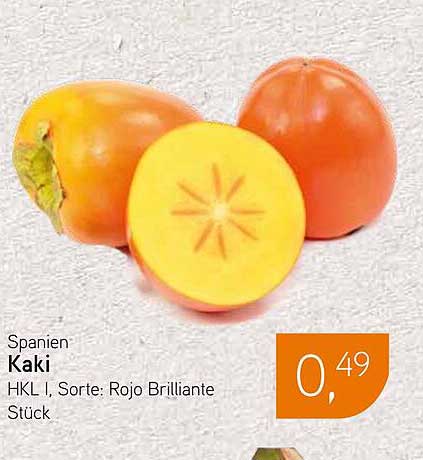 Kaki HKL I, Sorte: Rojo Brillante - Stück