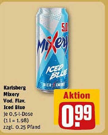 Karlsberg Mixery Vod. Flav. Iced Blue 0,5 l Dose