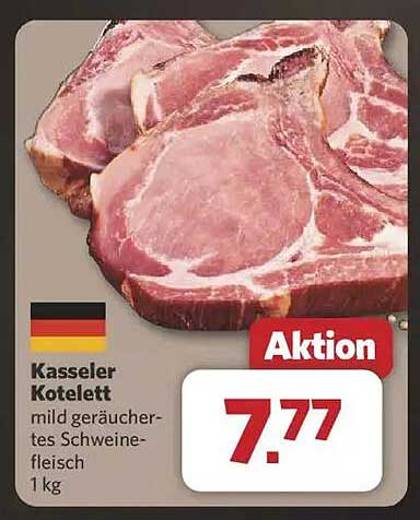 Kasseler Kotelett - mild geräuchertes Schweinefleisch 1 kg