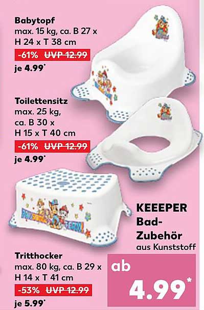 KEEPER Bad-Zubehör aus Kunststoff