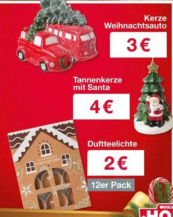 Kerze Weihnachtsauto