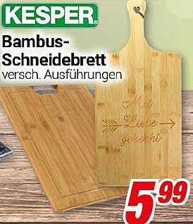 KESPER Bambus-Schneidebrett verschiedene Ausführungen