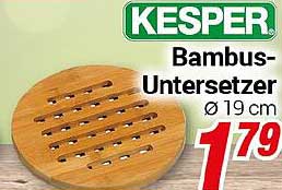 KESPER Bambus-Untersetzer Ø 19 cm