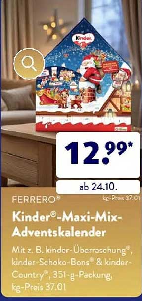 Kinder®-Maxi-Mix-Adventskalender