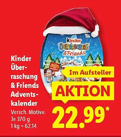 Kinder Überraschung & Friends Adventskalender