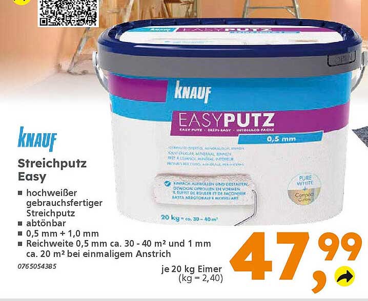 Knauf Streichputz Easy 20 kg Eimer