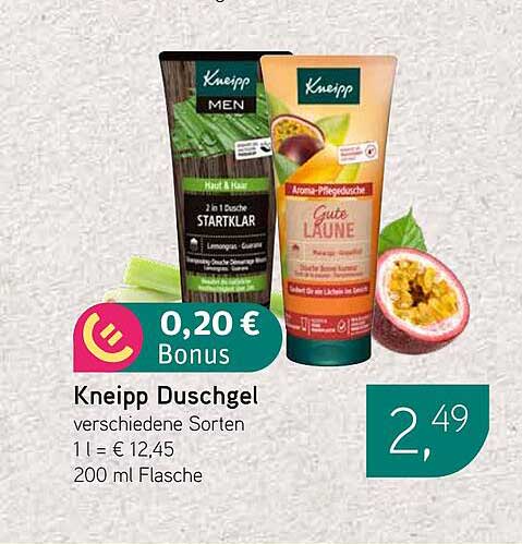 Kneipp Duschgel verschiedene Sorten 200 ml Flasche