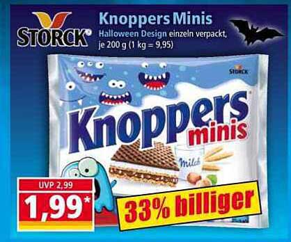 Knoppers Minis Halloween Design 200 g