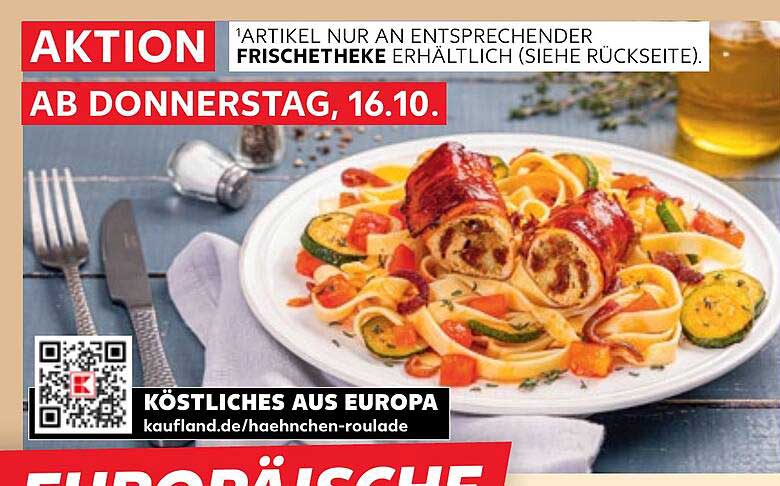 Köstliche Hähnchen-Roulade