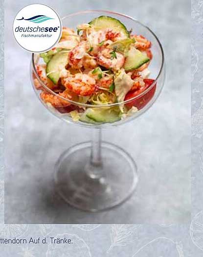 Köstlicher Meeresfrüchtesalat von Deutsche See