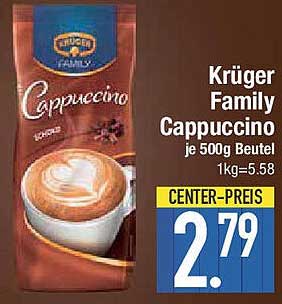 Krüger Family Cappuccino je 500g Beutel