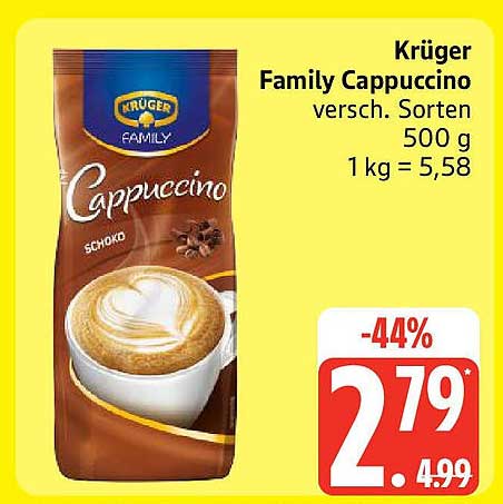Krüger Family Cappuccino verschiedene Sorten - 500 g