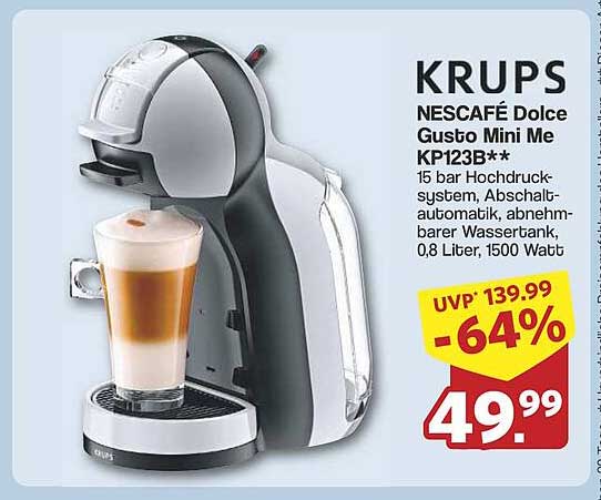 KRUPS NESCAFÉ Dolce Gusto Mini Me KP123B**