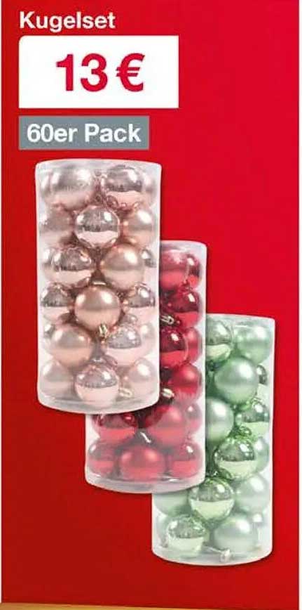 Kugelset 60er Pack
