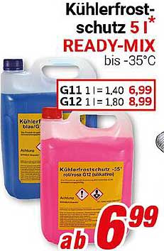 Kühlerfrostschutz 5 l READY-MIX bis -35°C