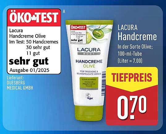 Lacura Handcreme Olive 100-ml-Tube