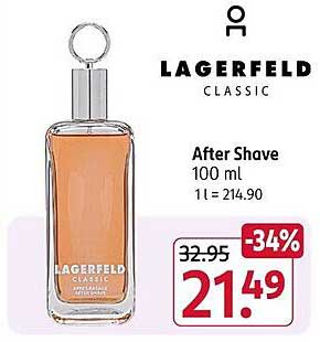 LAGERFELD CLASSIC After Shave 100 ml