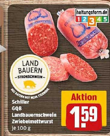 LAND BAUERN Zwiebelmettwurst - Aktion vom 12.10.2025 bis 19.10.2025