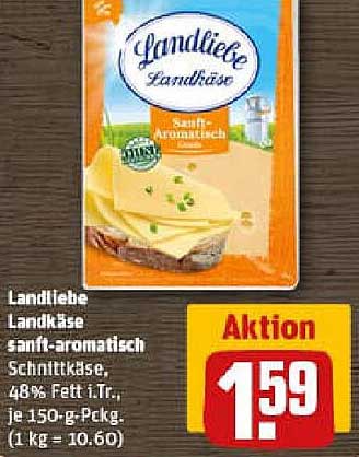 Landliebe Landkäse sanft-aromatisch Schnittkäse