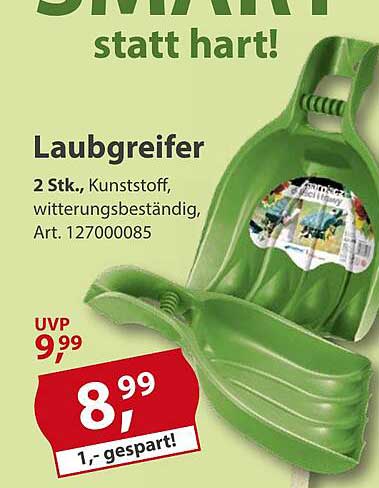 Laubgreifer 2er Set - Robust und Wetterfest
