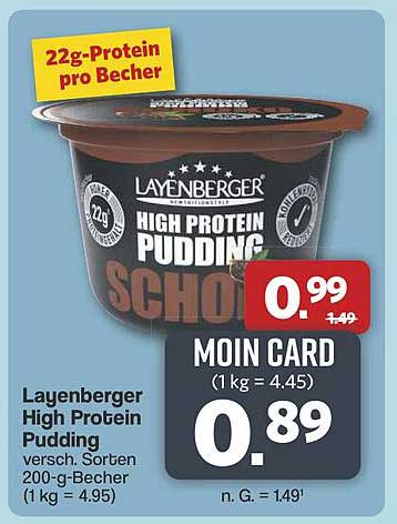 Layenberger High Protein Pudding - verschiedene Sorten
