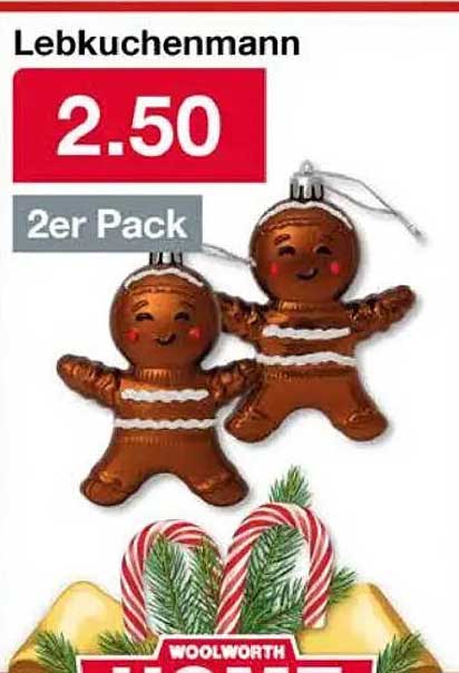 Lebkuchenmann 2er Pack