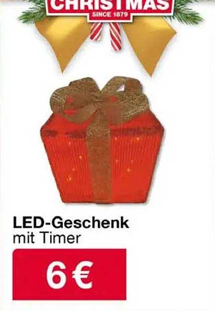 LED-Geschenk mit Timer