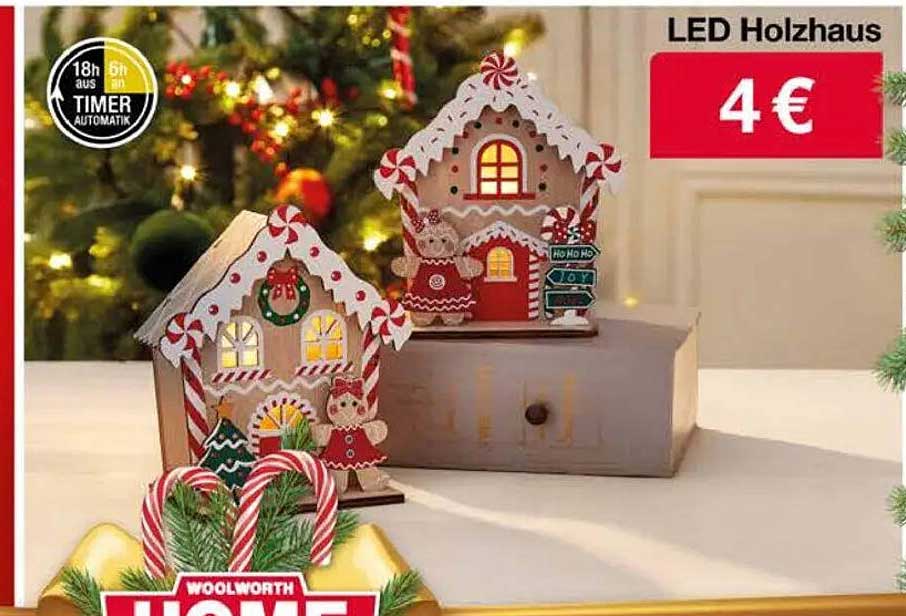 LED Holzhaus
