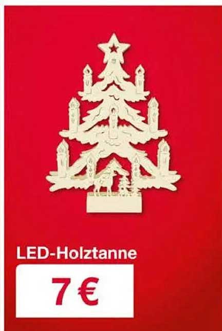 LED-Holztanne