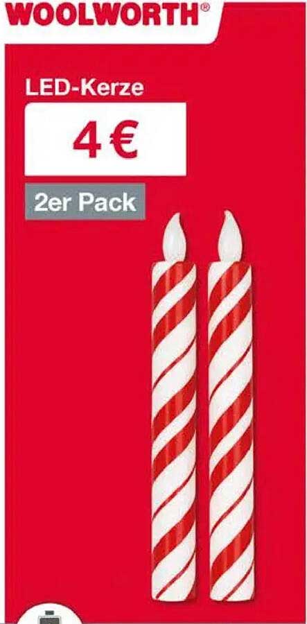 LED-Kerze 2er Pack