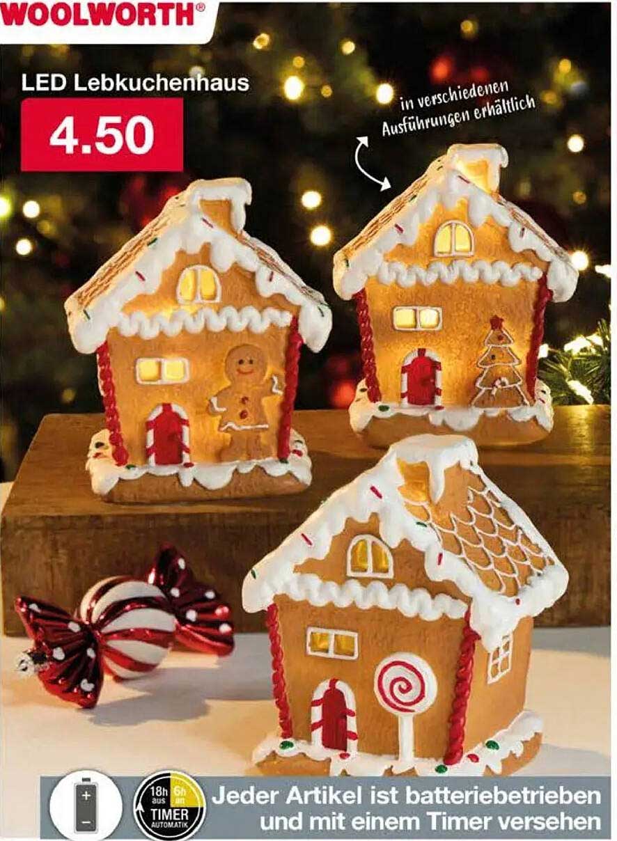 LED Lebkuchenhaus