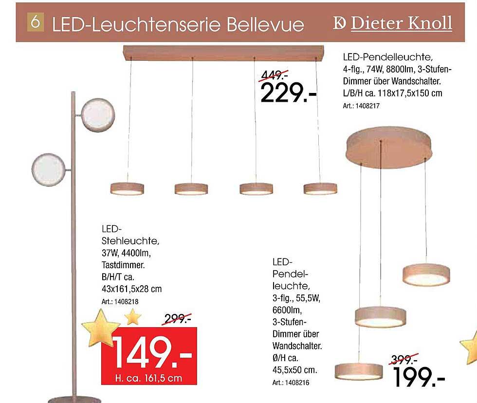 LED-Leuchtenserie Bellevue - Dieter Knoll