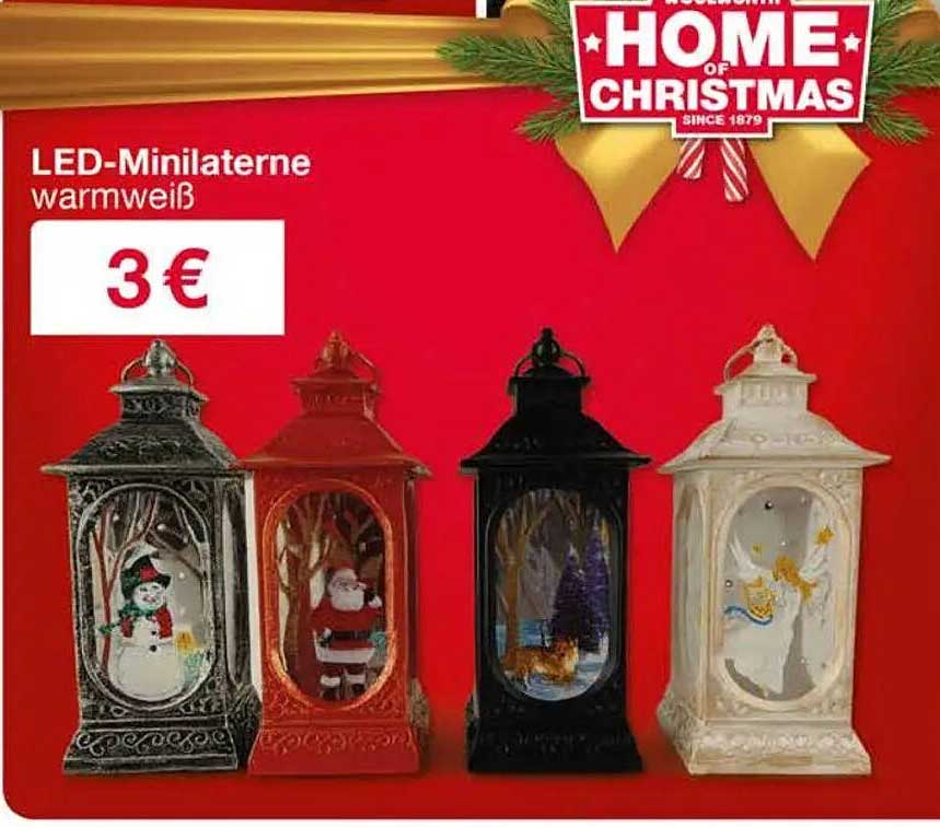 LED-Mini Laterne warmweiß