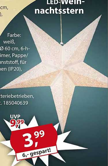 LED-Weihnachtsstern