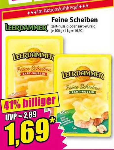 Leerdammer Feine Scheiben – zart-nussig oder zart-würzig