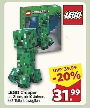 LEGO Creeper - Minecraft Figur