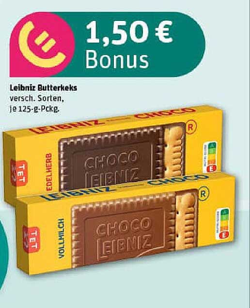 Leibniz Butterkeks - verschiedene Sorten, je 125-g-Packung