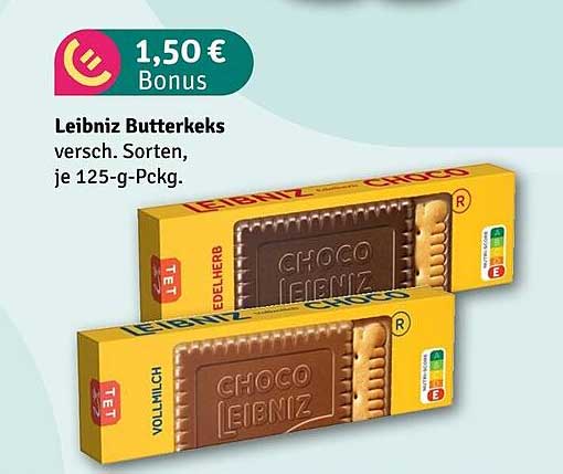 Leibniz Butterkeks verschiedene Sorten, je 125-g-Pckg.