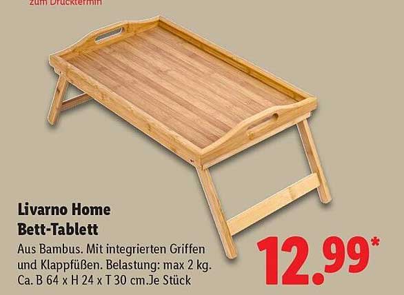 Livarnо Home Bett-Tablett