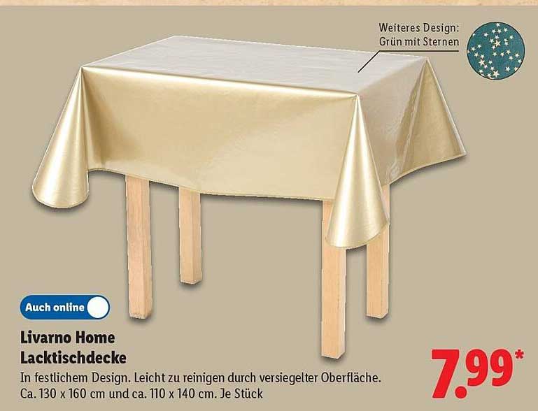 Livorno Home Lacktischdecke